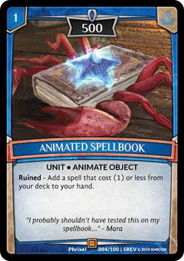 Animated Spellbook - Revelations - Argent Saga TCG