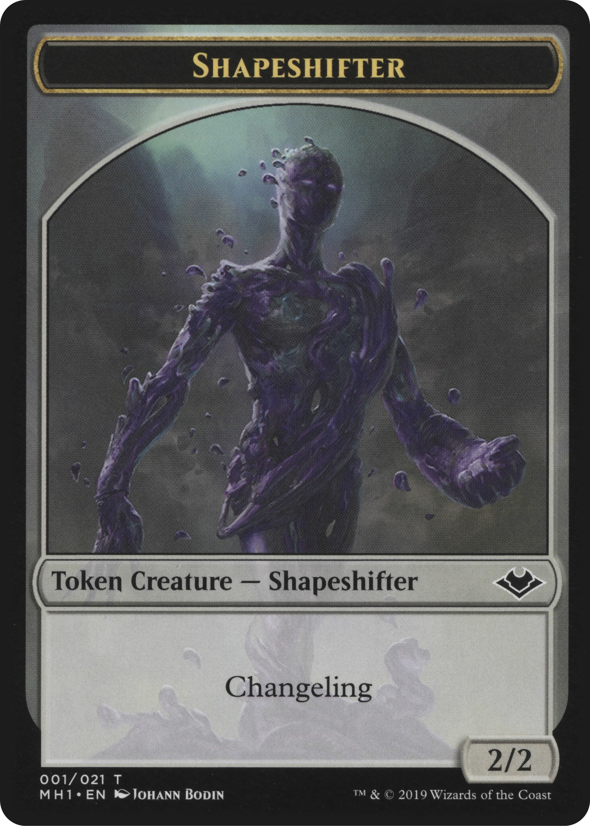 Serra Emblem Mtg Magic Token Cards #4O2 Shapeshifter 