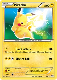 Pikachu card artwork