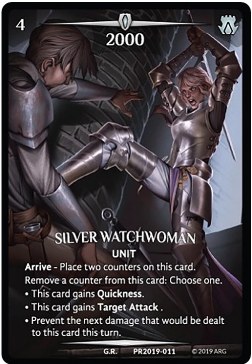 Silver Watchwoman (Full Art) - Argent Saga Promos - Argent Saga TCG