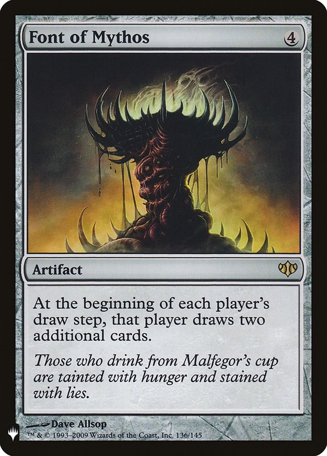 MTG Font of Mythos English, Mystery Booster, Excellent 