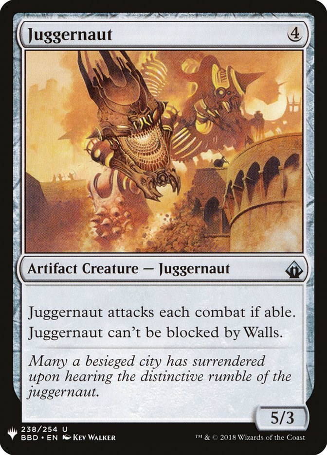 Juggernaut - The List Reprints - Magic: The Gathering