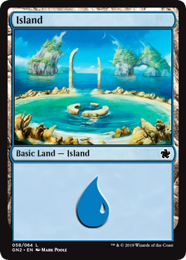 Island (58) - Magic Game Night 2019 - Magic: The Gathering