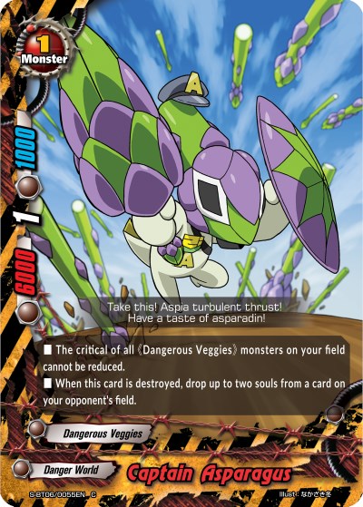 Captain Asparagus - Soaring Superior Deity Dragon - Future Card BuddyFight