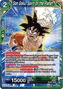 Son Goku, Spirit Of The Planet - Malicious Machinations Pre-release 