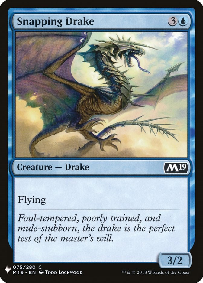 Snapping Drake The List Reprints Magic The Gathering   204165 