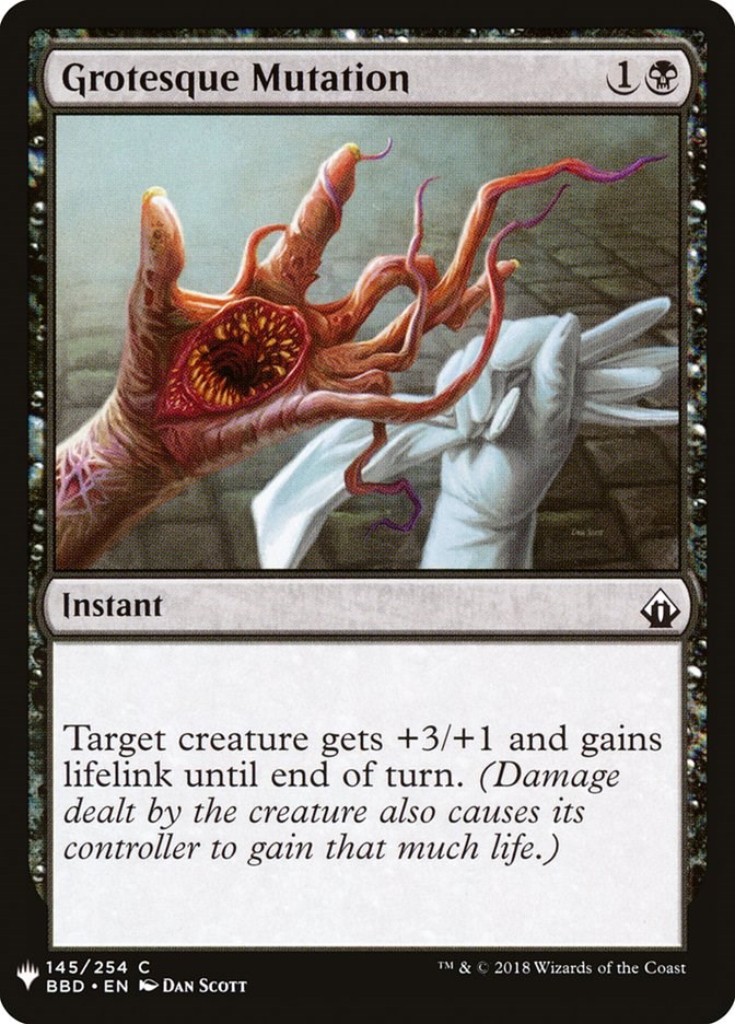 Grotesque Mutation The List Reprints Magic The Gathering