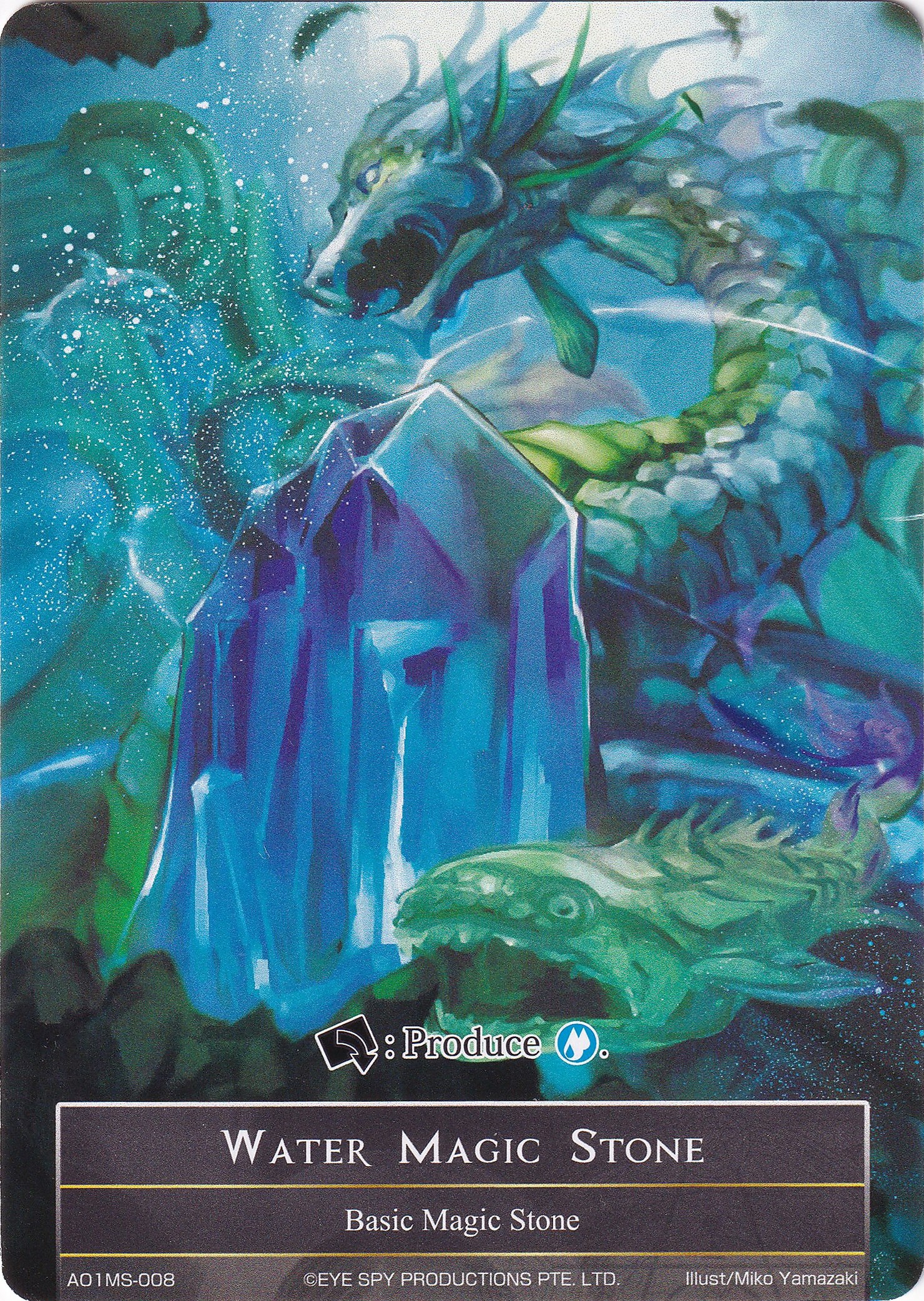 Water Magic Stone - AO1MS-008 - Alice Origin - Force of Will