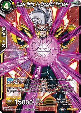 Super Baby 2, Vengeful Finisher - Promotion Cards - Dragon Ball Super ...