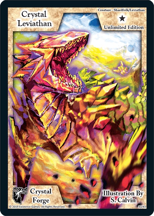 Crystal Leviathan (Unlimited Edition) - Crystal Forge - Exodus TCG