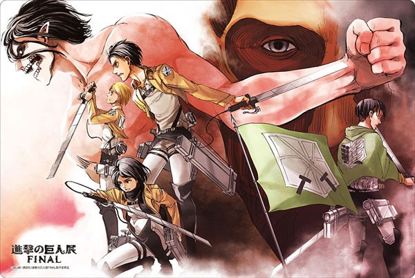 Bushiroad Rubber Mat Collection Vol.404: Attack on Titan - Bushiroad ...