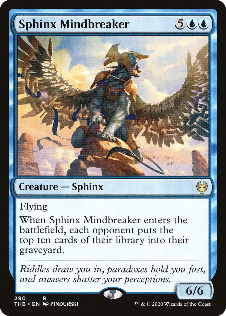 Sphinx Mindbreaker - Theros Beyond Death - Magic: The Gathering