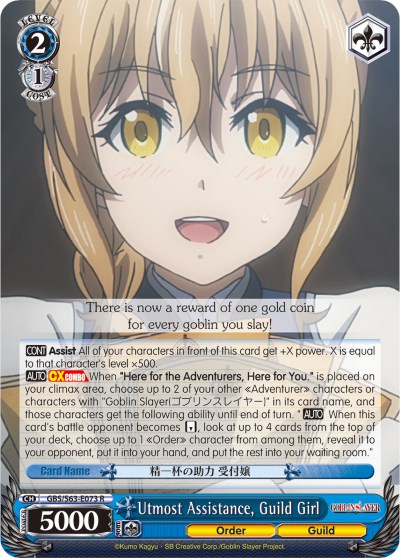  Goblin Slayer Guild Girl Card Game Character Sleeves