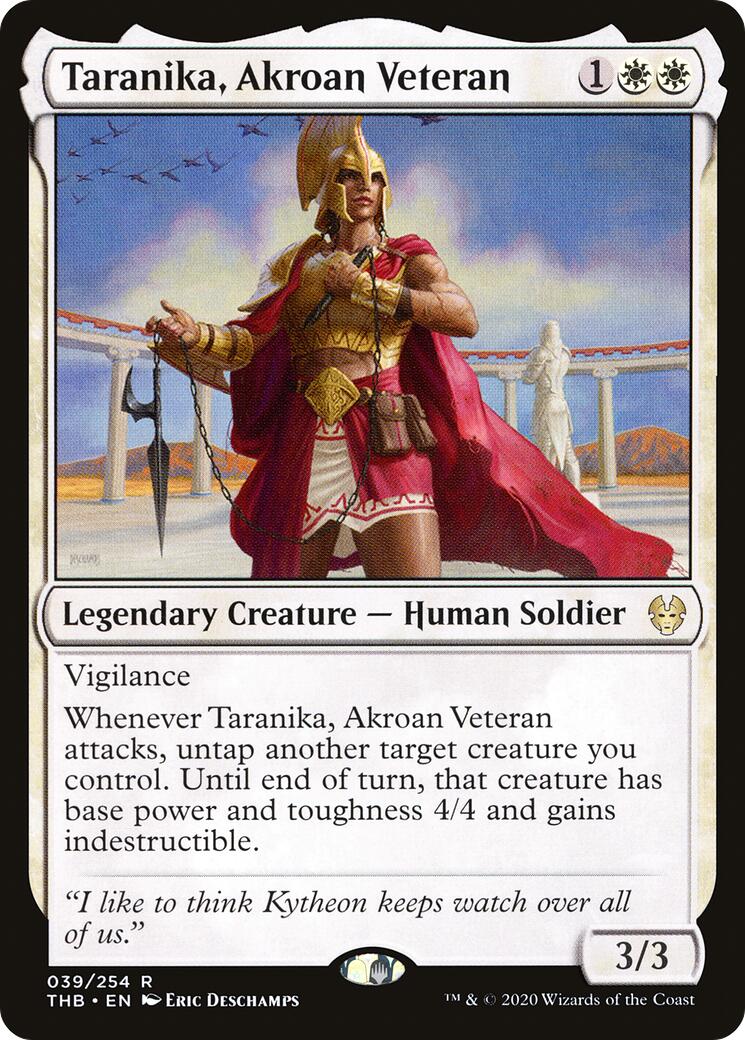 Taranika, Akroan Veteran - Theros Beyond Death - Magic: The Gathering