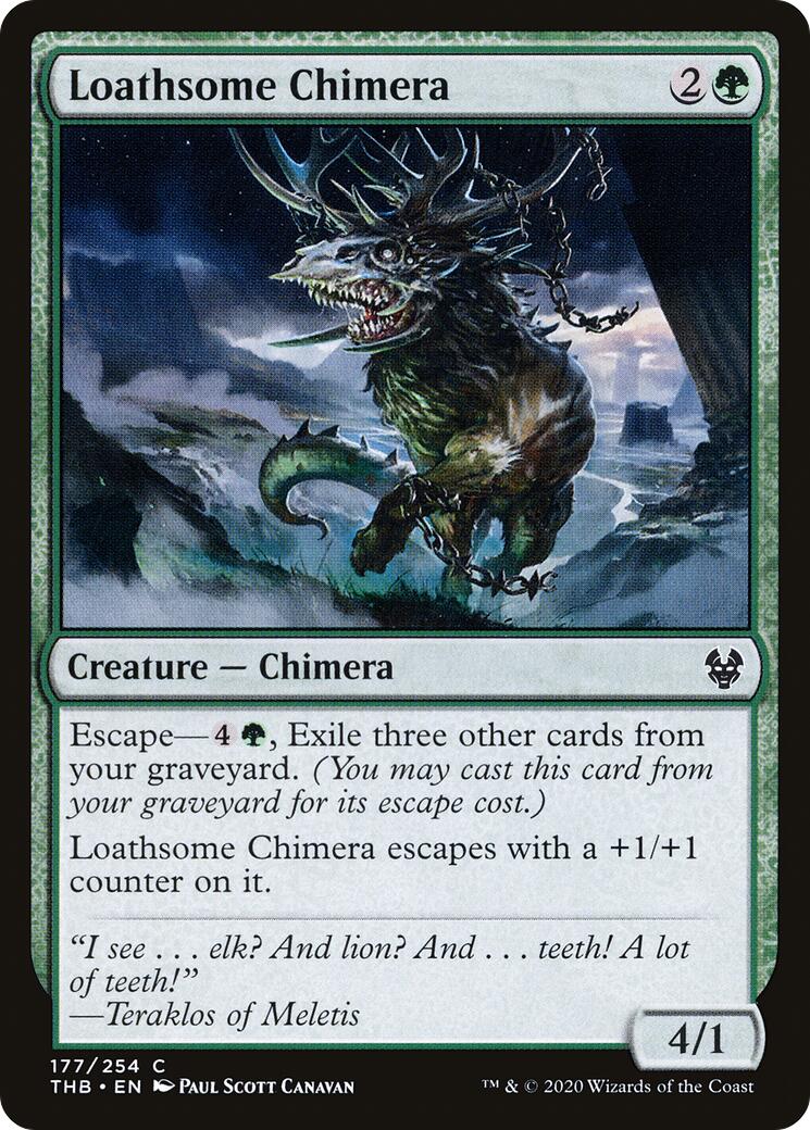 Loathsome Chimera - Theros Beyond Death - Magic: The Gathering