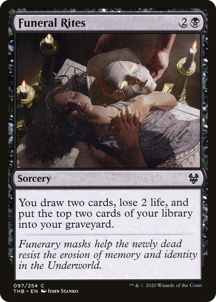 Funeral Rites Theros Beyond Death Magic The Gathering
