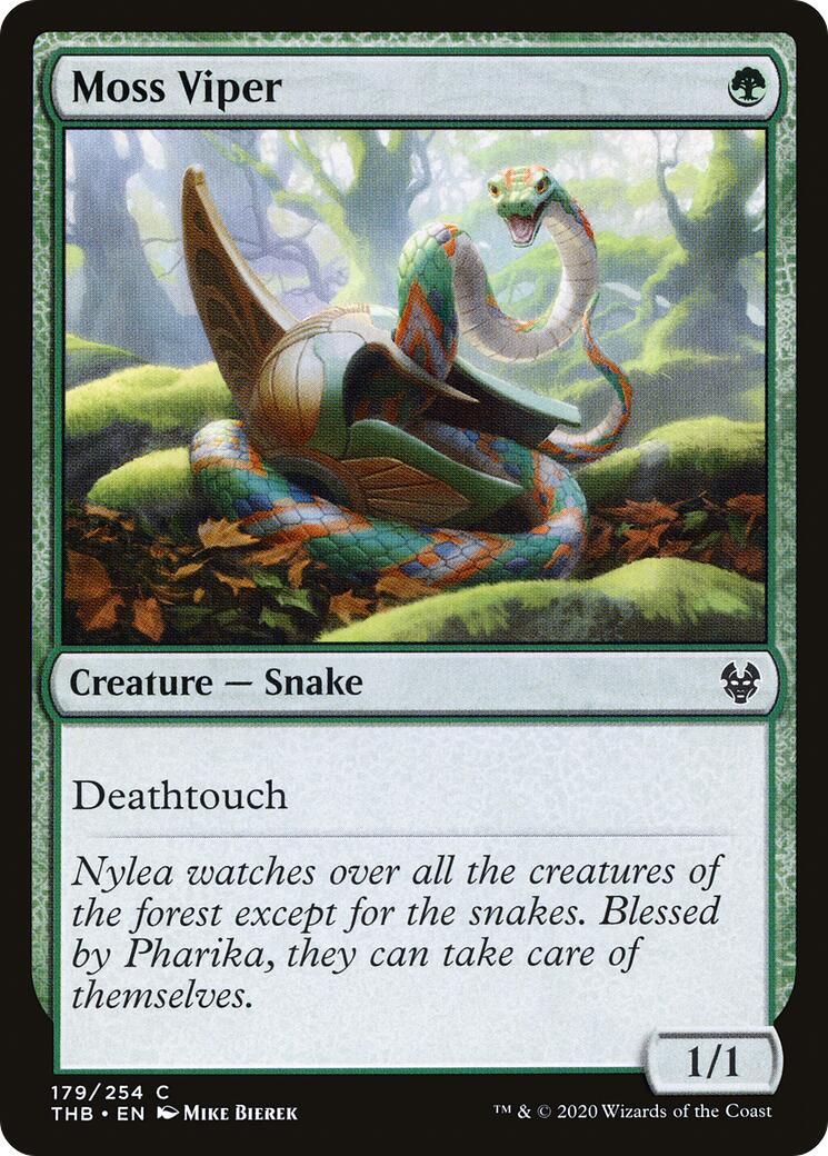 Moss Viper - Theros Beyond Death - Magic: The Gathering