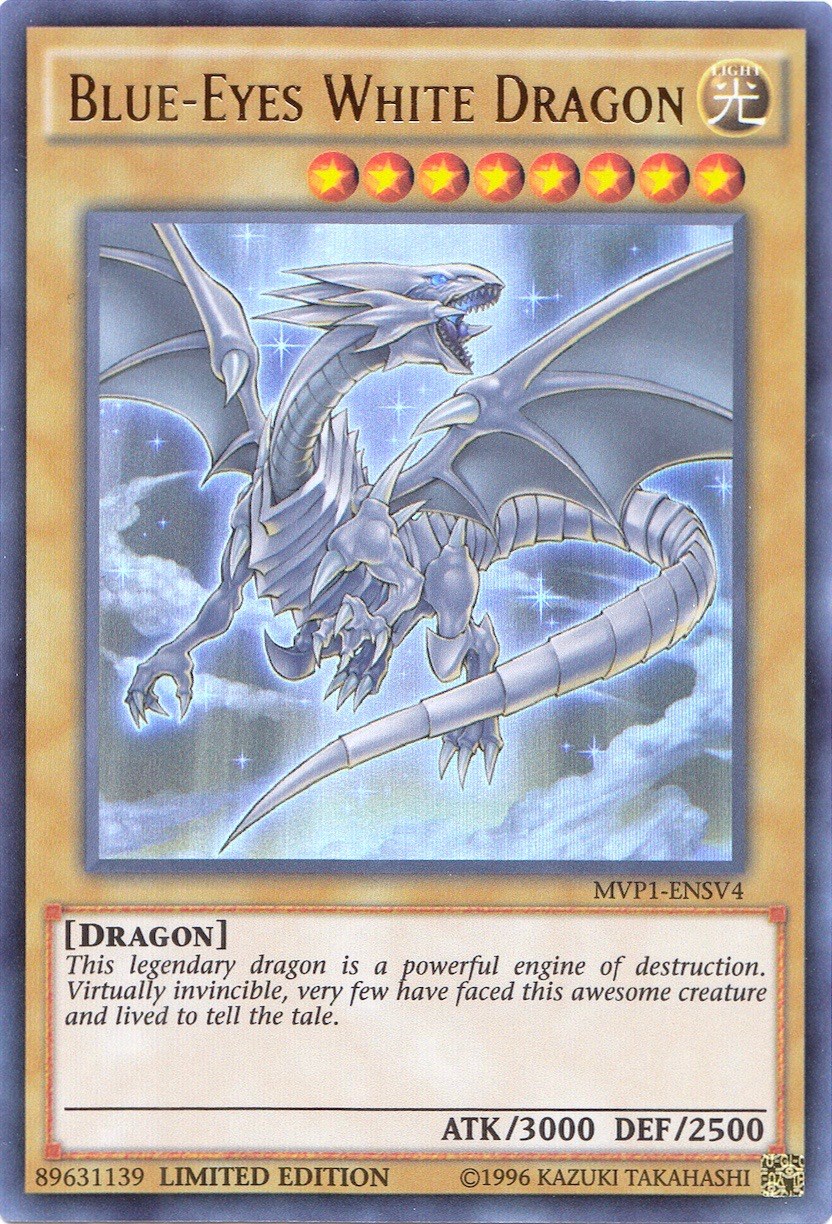 3x Yugioh Blue Eyes Alternative White Dragon MVP1 Secret Rare Card Playset NM 