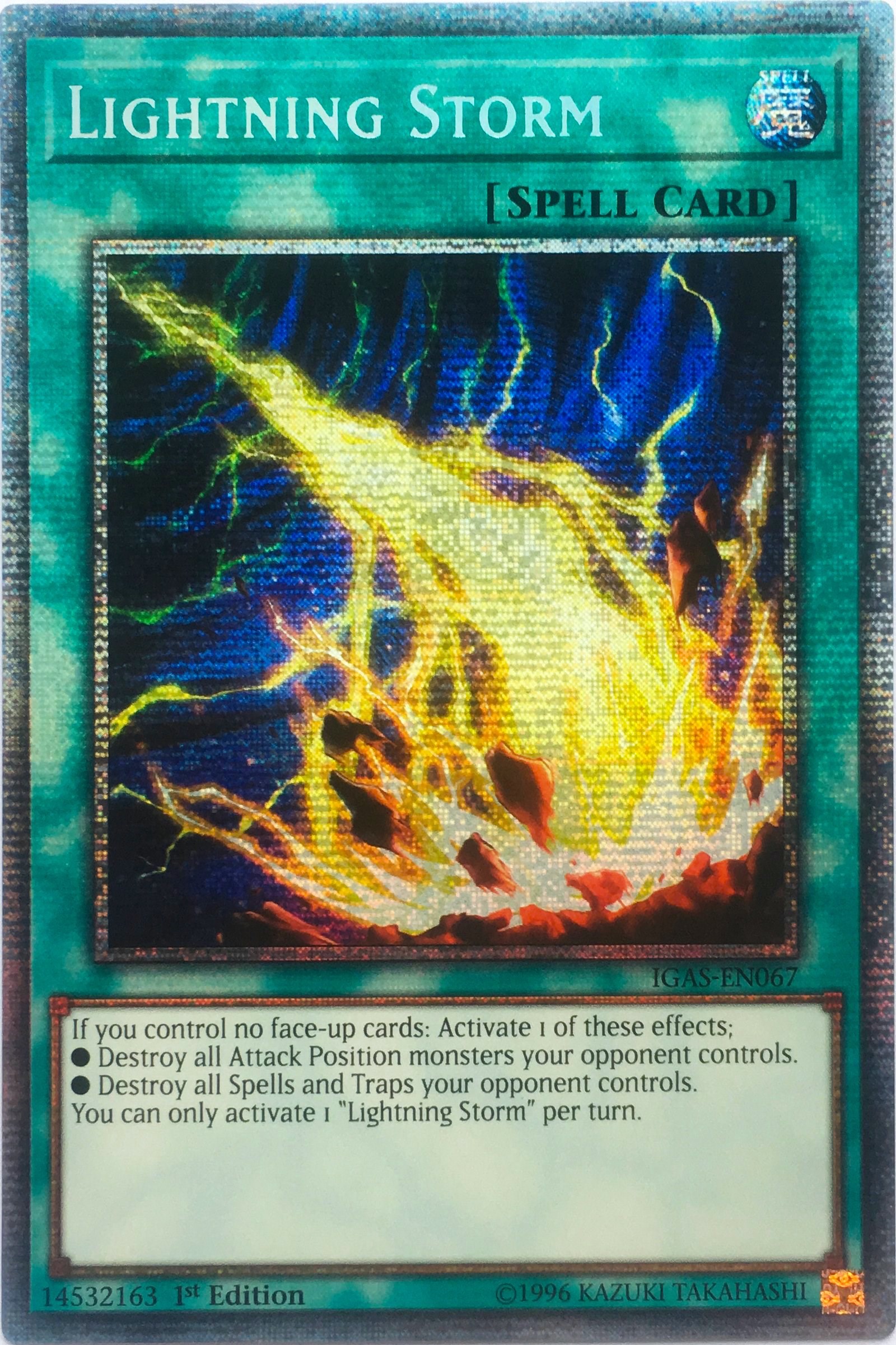 Lightning Storm (Starlight Rare) - Ignition Assault - YuGiOh