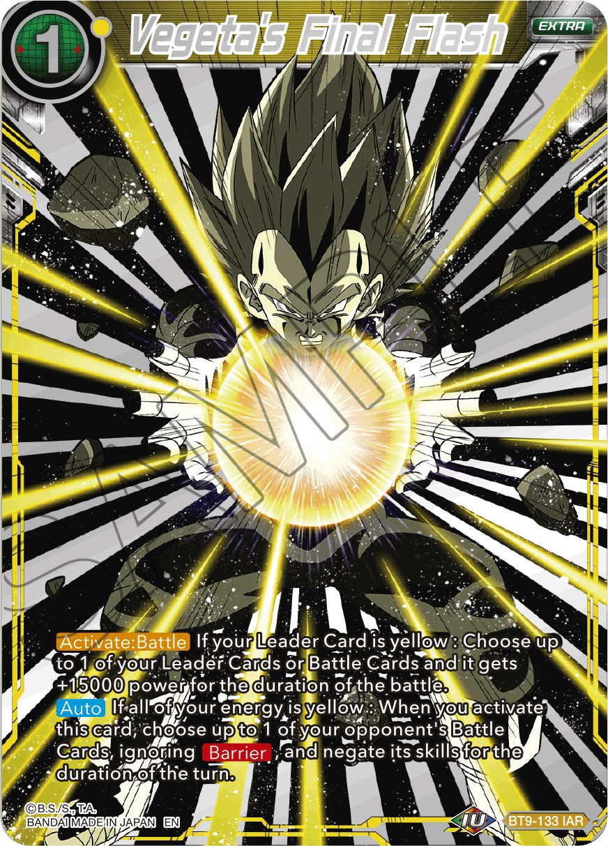 Vegeta's Final Flash (Alternate Art Foil)