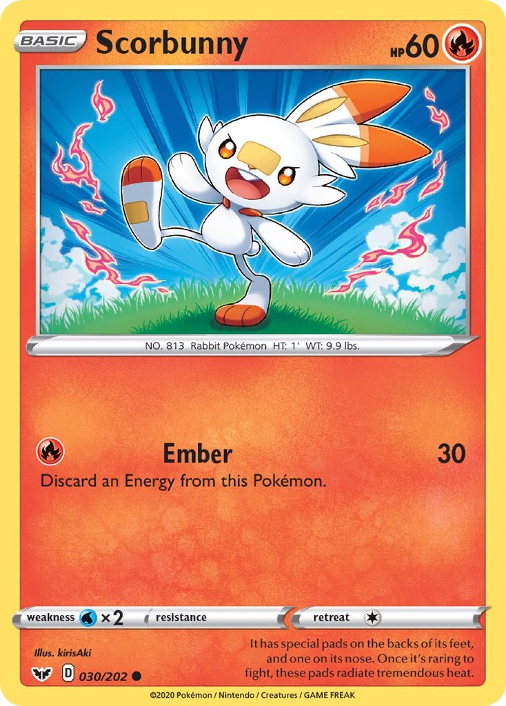 Scorbunny card artwork