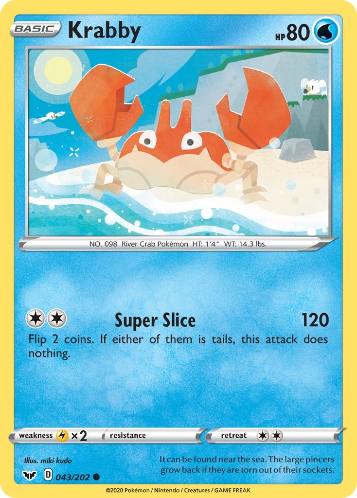 Krabby card artwork