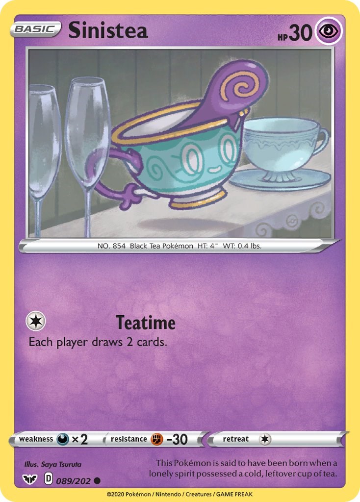 Sinistea card artwork