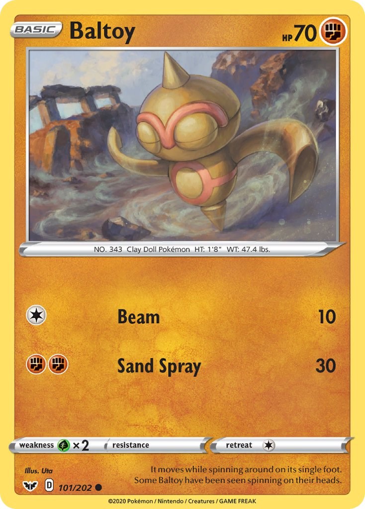 Baltoy card artwork
