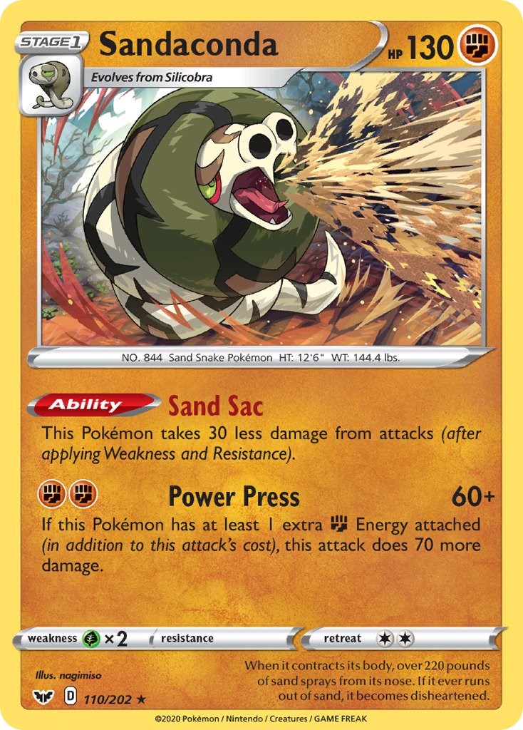 Sandaconda card artwork