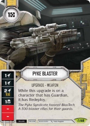 Pyke Blaster (Card Only) - Covert Missions - Star Wars: Destiny