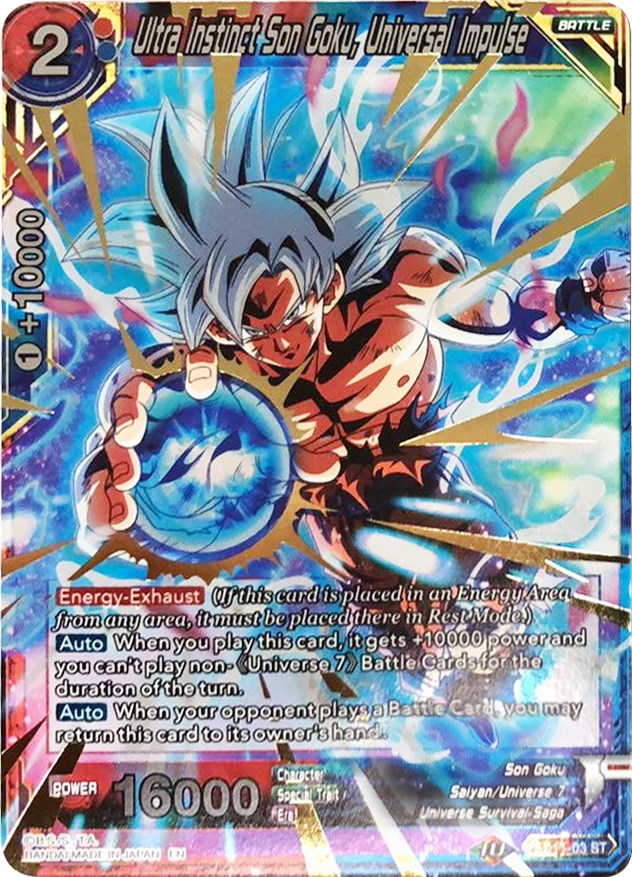 Ultra Instinct Son Goku, Universal Impulse (Gold Stamped) - Universal ...