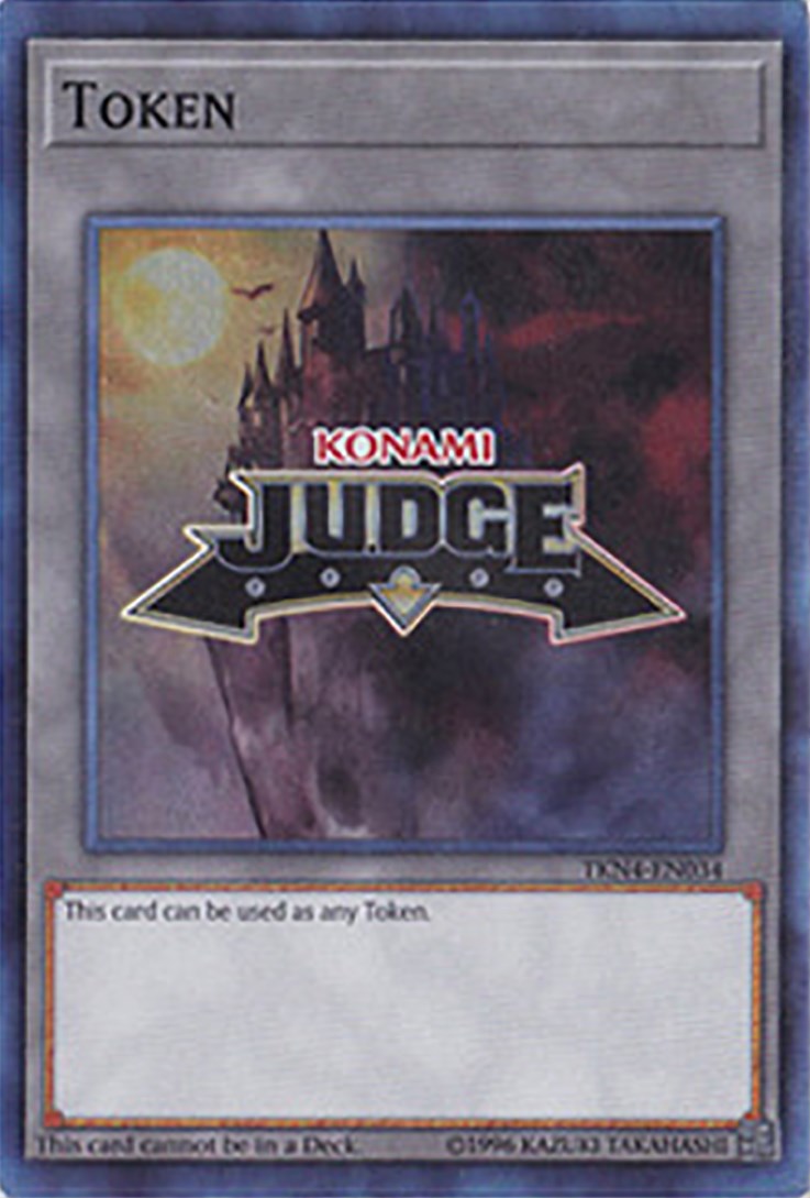 Official Judge Token TKN4EN034 Judge Promotional Cards YuGiOh