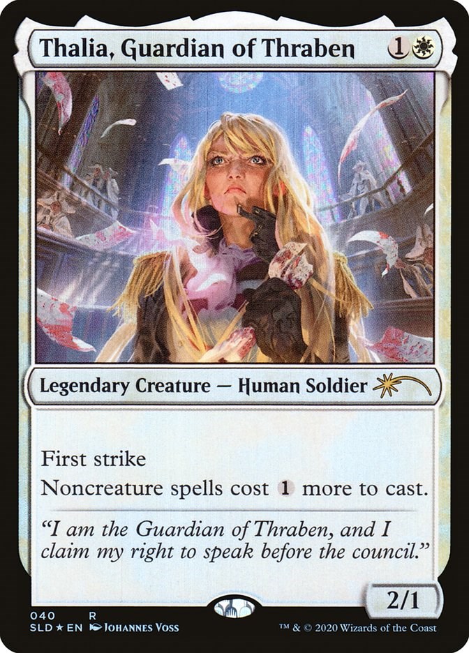 Thalia Guardian Of Thraben 040 Secret Lair Drop Series Magic 