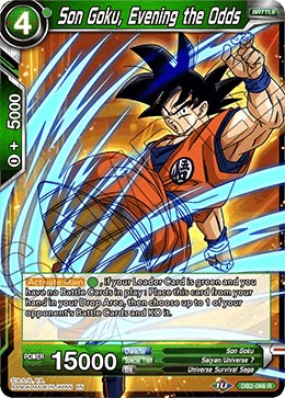 Son Goku, Evening the Odds - Draft Box 05 - Divine Multiverse - Dragon ...