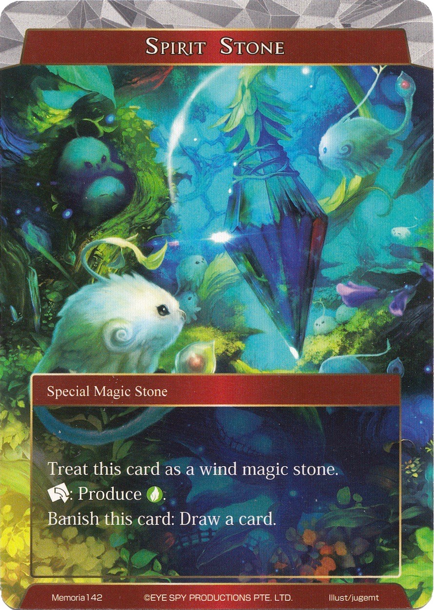 Spirit Stone - Alice Origin Memoria Cards - Force of Will