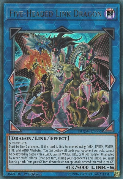 Five Headed Link Dragon Duel Overload YuGiOh Five Headed Link Dragon Duel Overload YuGiOh