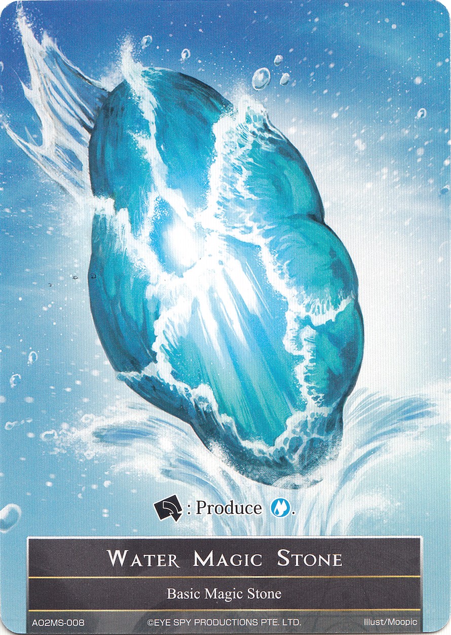 Water Magic Stone - Ao2ms-008 - Alice Origin Ii - Force Of Will