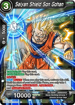 Saiyan Shield Son Gohan - Draft Box 05 - Divine Multiverse - Dragon ...