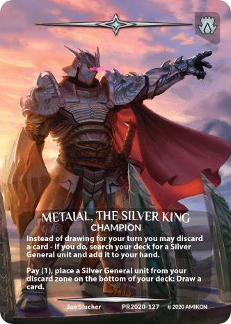 Metaial, the Silver King (Serial Numbered) - Argent Saga Promos ...