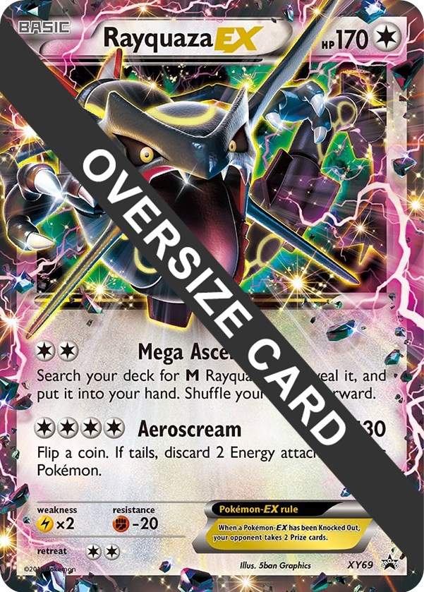 Shiny Rayquaza EX - XY69 - Oversized Jumbo Promo