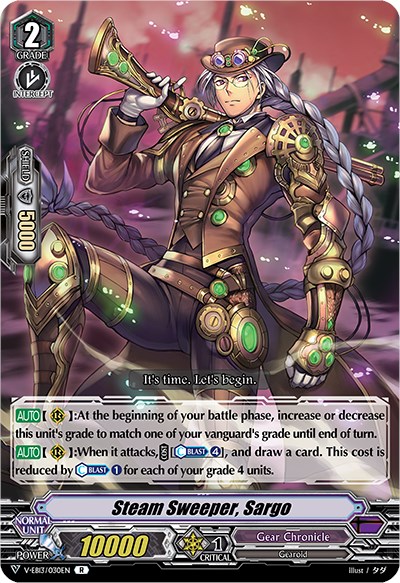 Steam Sweeper, Sargo - V-EB13: The Astral Force - Cardfight Vanguard