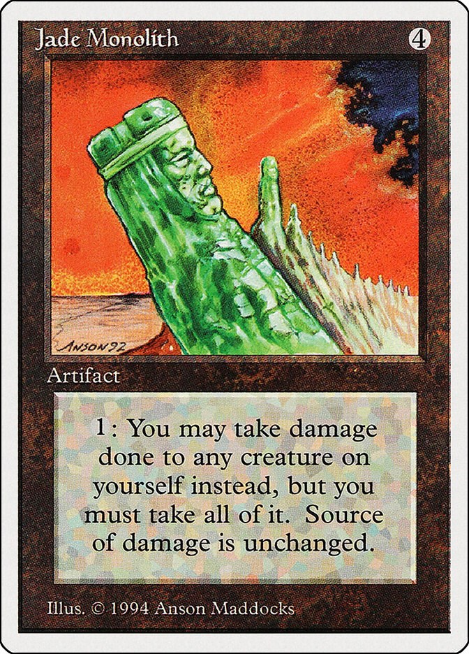 Jade Monolith - Summer Magic - Magic: The Gathering