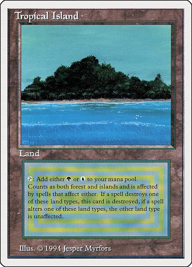 Tropical Island - Summer Magic - Magic: The Gathering