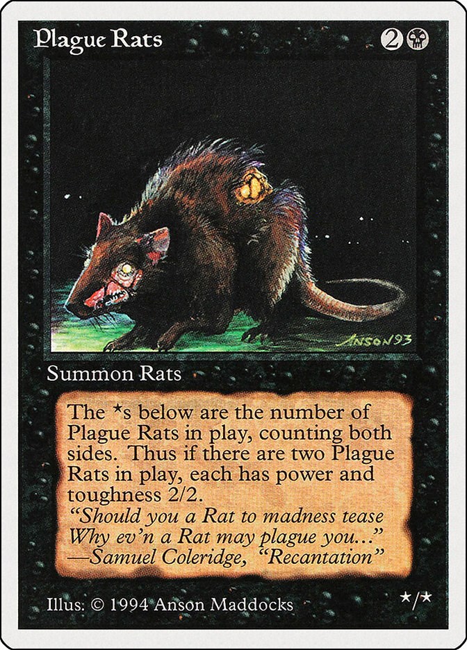 Plague Rats - Summer Magic - Magic: The Gathering