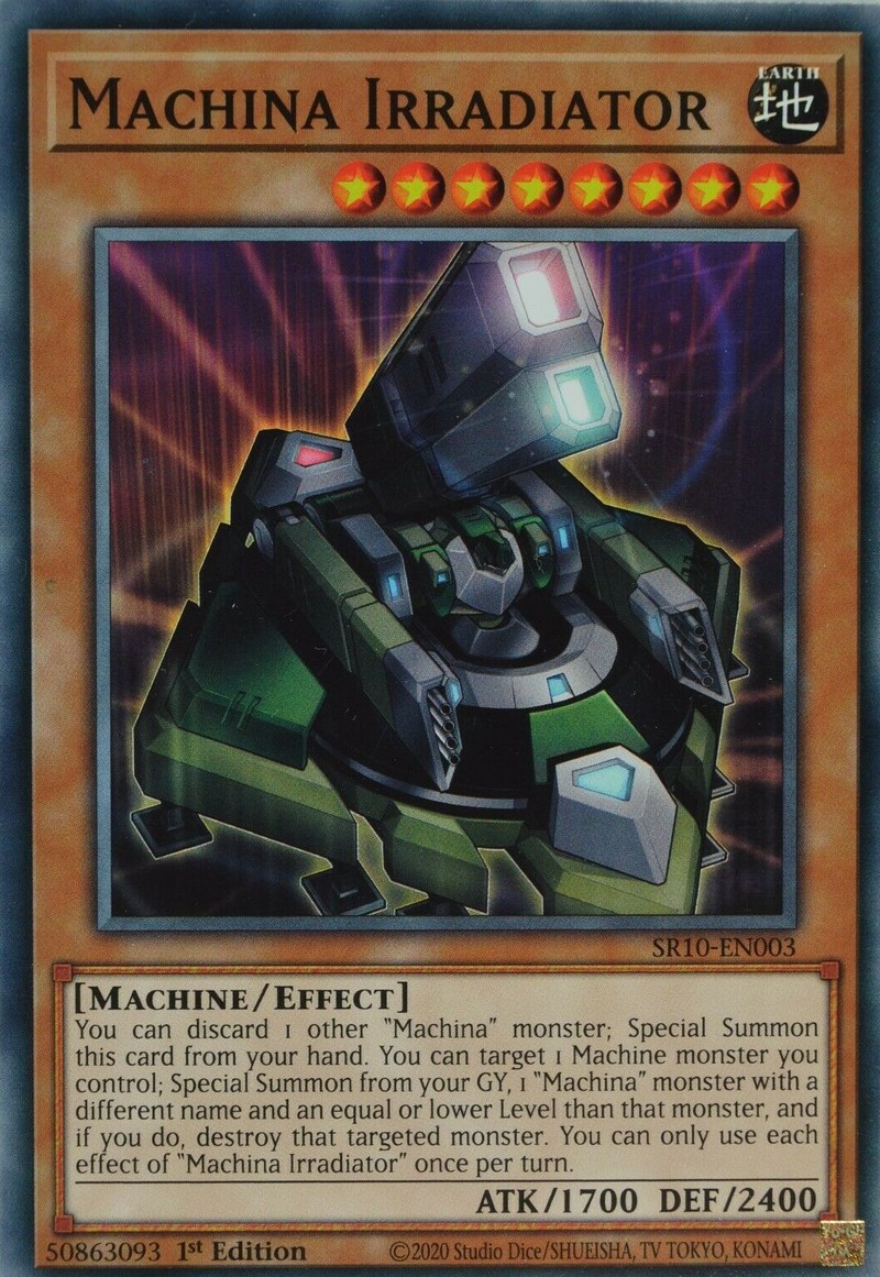 Machina Irradiator Structure Deck Mechanized Madness YuGiOh