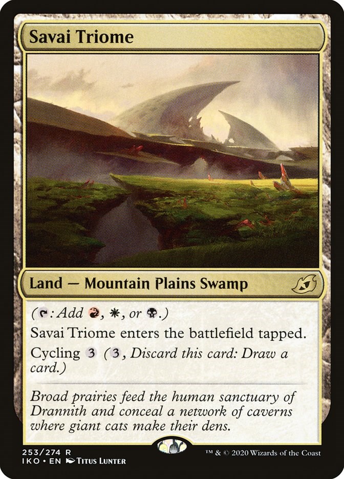 Savai Triome - Ikoria: Lair of Behemoths - Magic: The Gathering