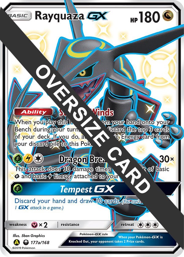 PSA 10 Shiny Rayquaza GX SM 177a SM Black Star Promo Fu