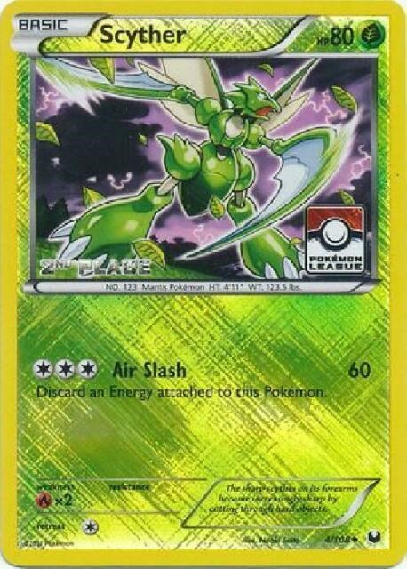Scyther - 4/108 (Pokemon League) [2nd Place] card artwork