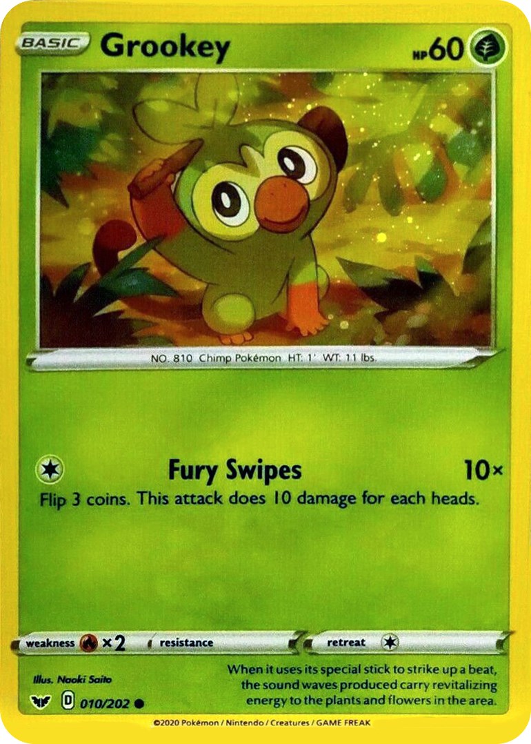 Grookey card artwork