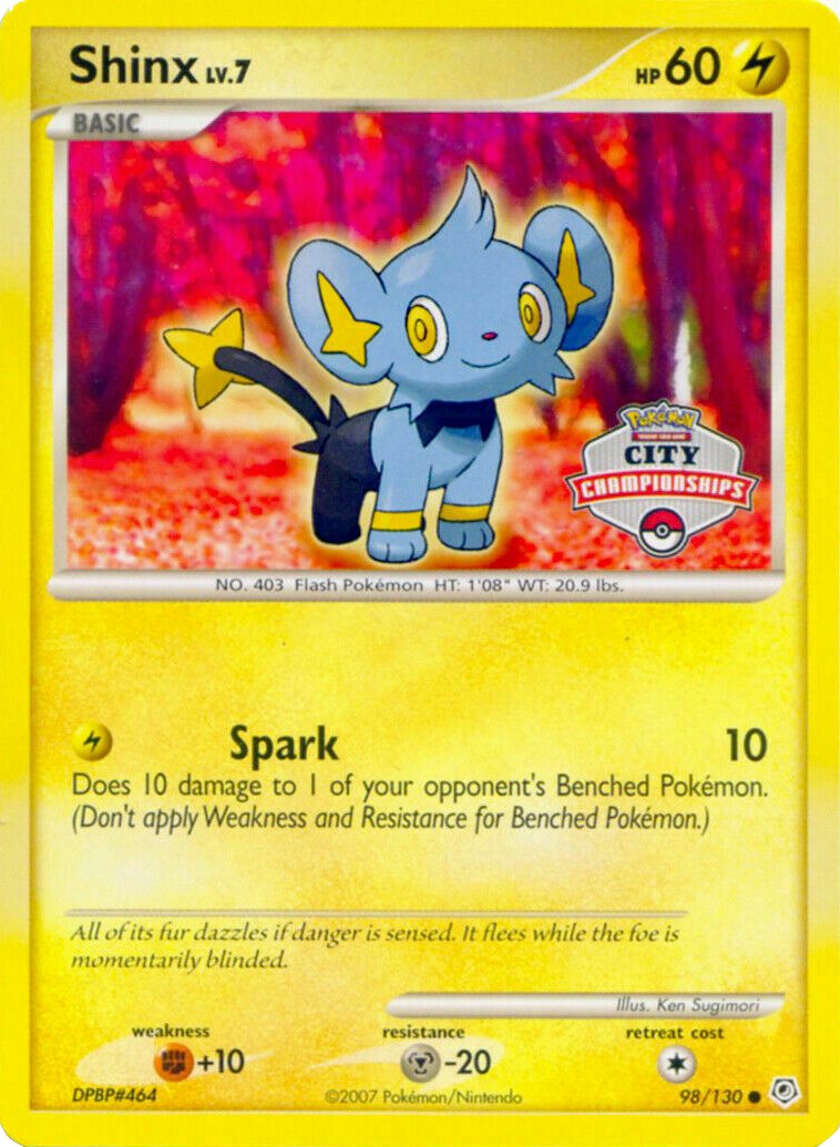 Shinx - 98/130 (City Championships) - Nintendo Promos - Pokemon